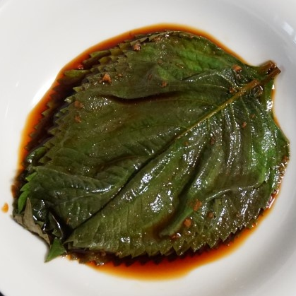 [Side Dish] K-Traditional Soy Perila Leaf 간장 양념 깻잎 400g