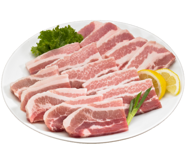 [Fresh] Pork Belly, Side-Dish, Soju. 삼겹살, 밑반찬, 소주