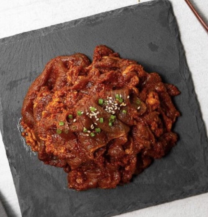 [Marinated] Spicy Pork Neck 매운 양념 목살 제육/pk (620g)