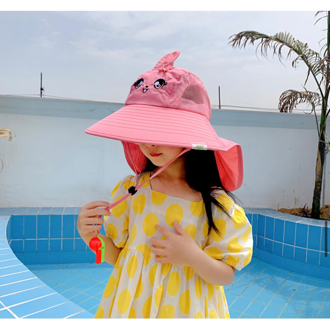 [Kids] UV protection hat 아동 자외선 차단모자