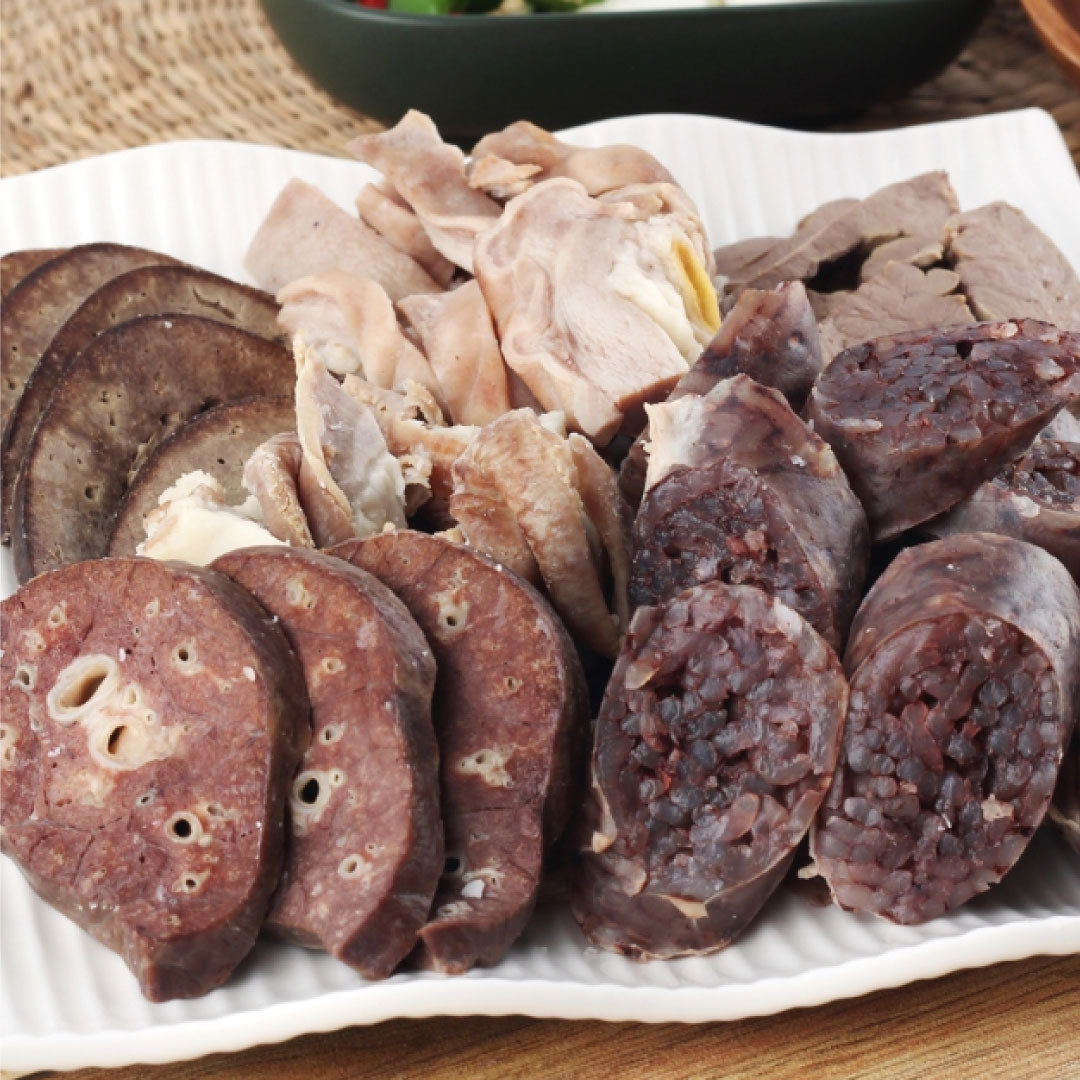 [Ready to Eat] 부속물 스폐셜 Pork Stomach, Pork Heart, Pork Lungs, Beef Liver